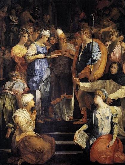 Rosso Fiorentino Betrothal of the Virgin oil painting picture